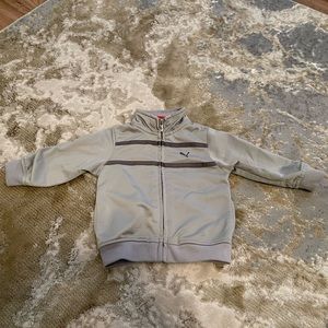 Adorable 12 month. Grey Puma sports jacket